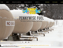 Tablet Screenshot of pennywisefuel.com